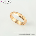 15450 xuping China wholesale factory fashion18K gold plated simple ring designs without stones for women